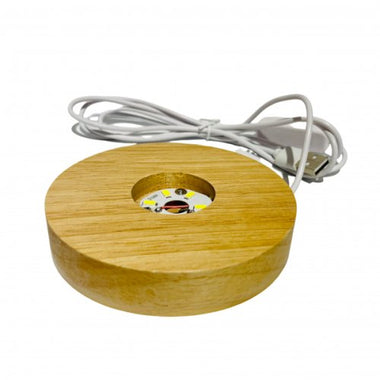 USB LED Wooden Base Light 10 cm Middle light - Ai NeDefault Category
